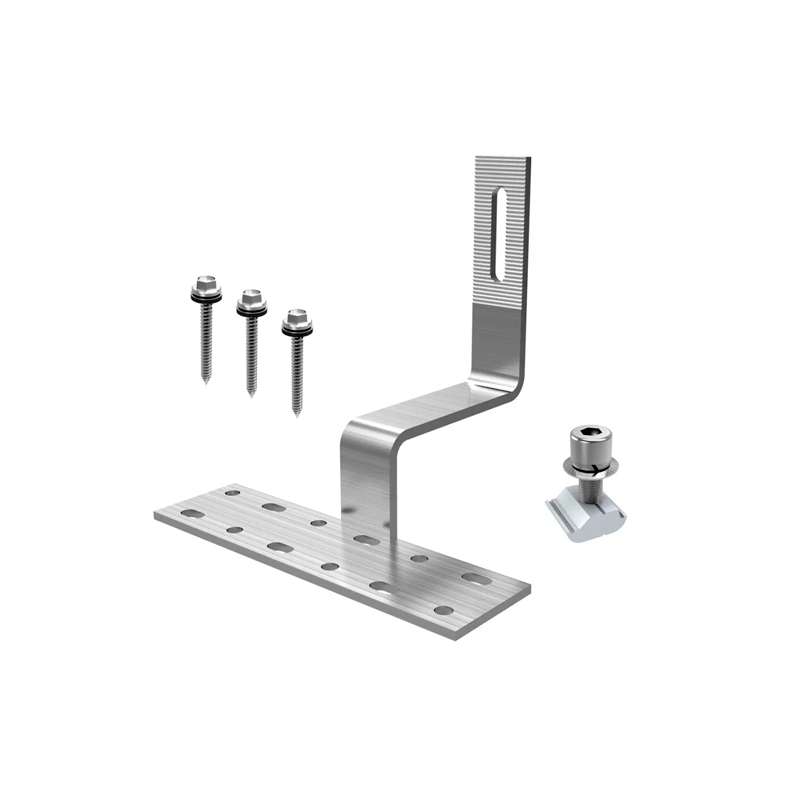 BASE FIJA VERTICAL TILE HOOK #1 EN ACERO INOXIDABLE SUS 304