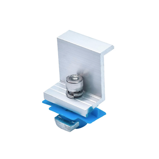 [CK-FTE-C35] CONECTOR END PANEL EN ALUMINIO 35MM AISLADA PARA RIEL CHANEL 40 X 40MM